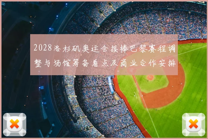 2028洛杉矶奥运会接棒巴黎赛程调整与场馆筹备看点及商业合作安排